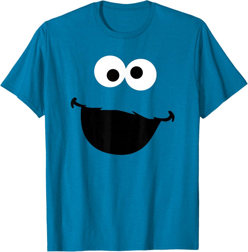 Amazon.com: Sesame Street Cookie Monster Face Halloween Costume T